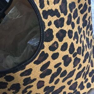 Leopard Print Beach Bag